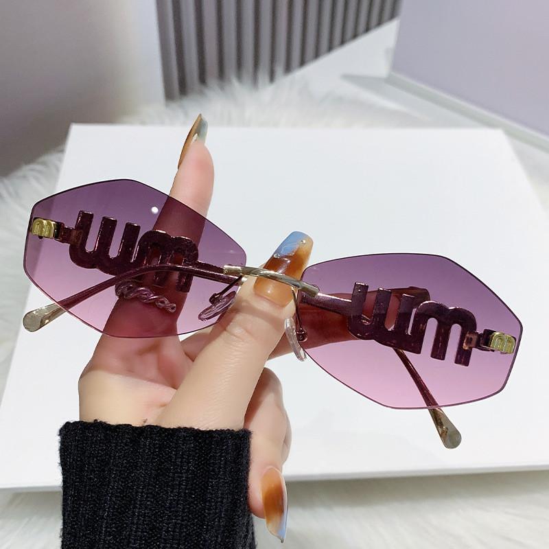 Vintage Diamond Shape Sunglasses With Uv400 Protection For Casual Wear And Outdoor Activities