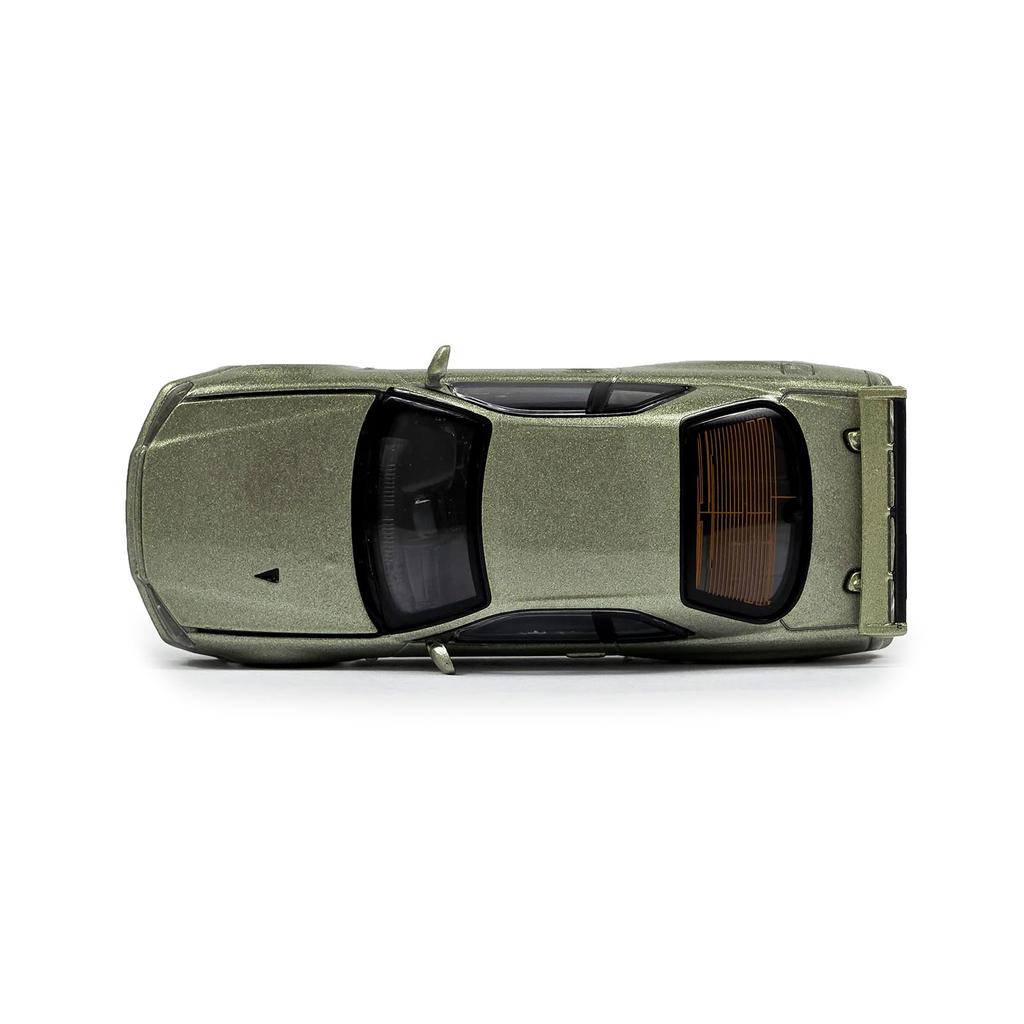 PAUDI MODEL 1/64 Diecast Model Car GT-R R34 Skyline 2000 Nissan V Spec II (Green)