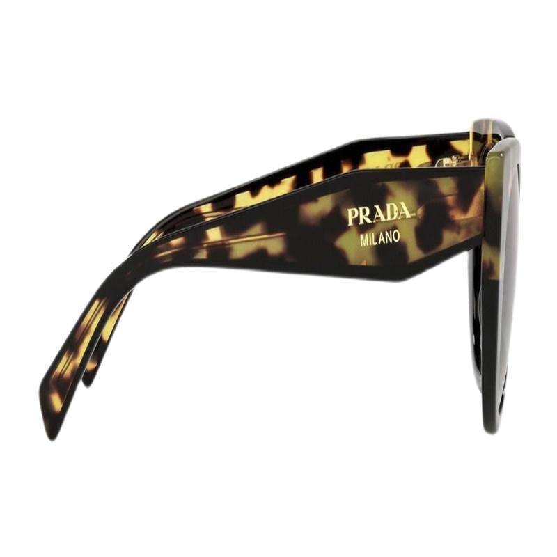 Prada Black Pattern Cat Eye Frame Sunglasses