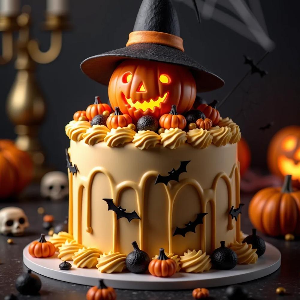 Halloween 3D Acrylic Bat Cake Topper Cupcake Decorations Reusable Spooky Flying Gothic Wedding Halloween Party Cake Accessories Decor