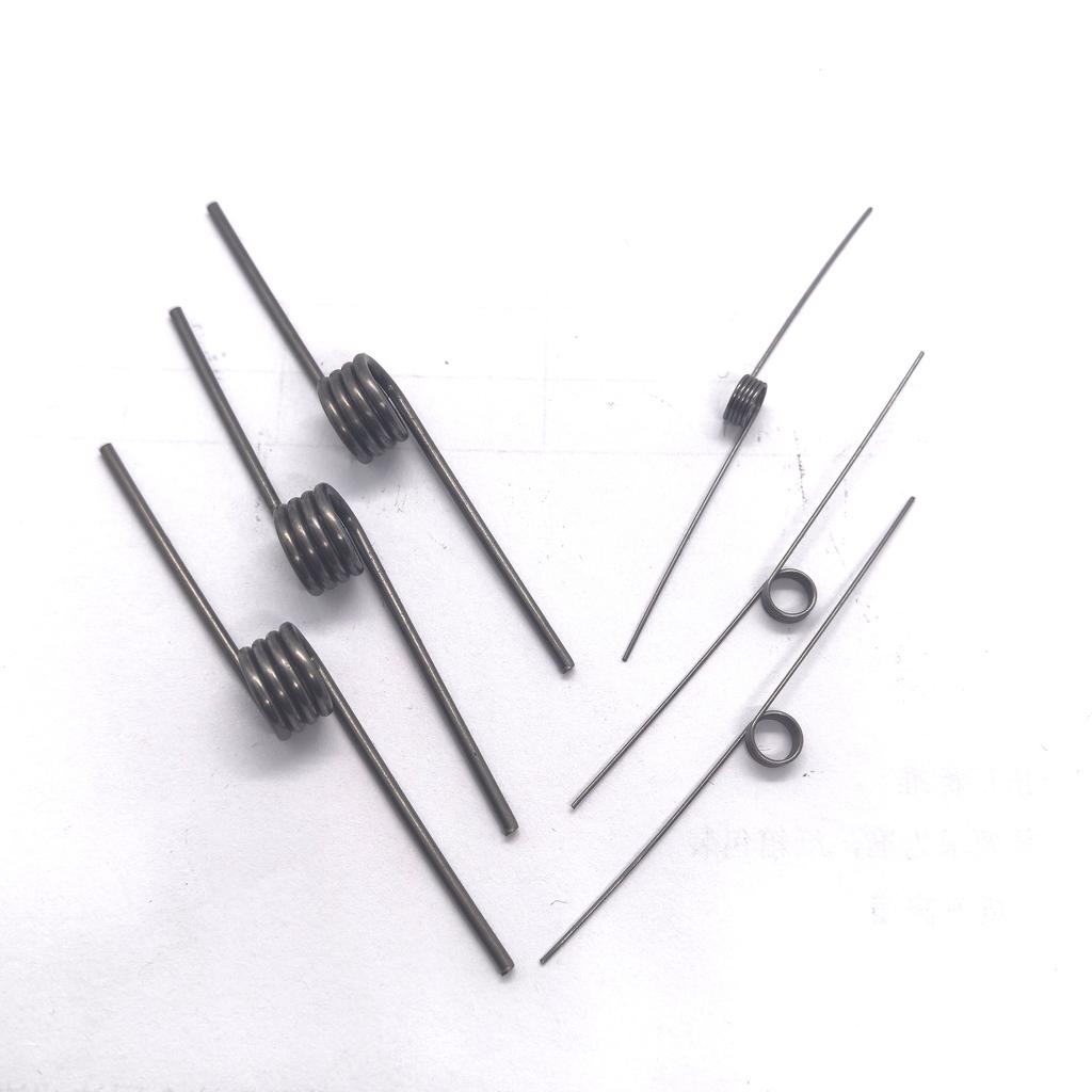 20pcs Wire Diameter 1.2mm Left rotation Torsion Spring 65Mn Spring steel V-shaped Spring Reset Small Torsion Spring Customized