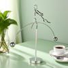 Stainless Steel Newton Cradle Parent-child Interactive Trapeze Figurine Home Table Swingable Decoration For Desk Birthday Shelf