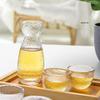 Japanese Hammered Glass Sake Cup Set