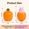 Toy Squeeze Carrot Rabbit Pop Up Stress Easing Toy Cute Bunny Adult Decompression Toy Desktop Ornament Holiday Gift