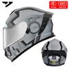 DOT 3C Certified Full Face Motorcycle Helmet Men Women All-Season Riding Safety Gear With Multiple Visor Options