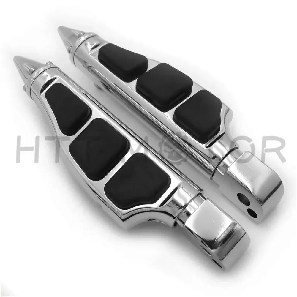 Motorcycle Accessories Gear Skull Footpegs For Passenger 2018-later Softail Fat Boy FLFB Fat Bob 2020-later LiveWire