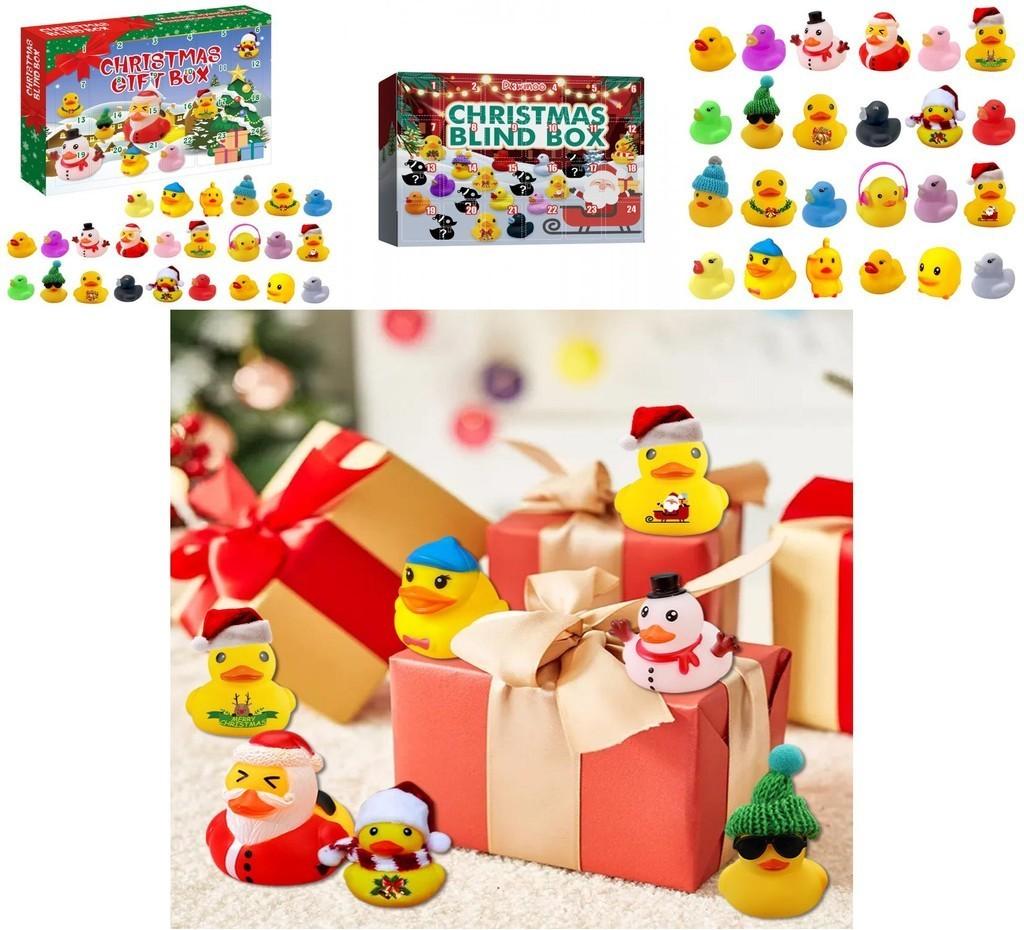 Unique Christmas Themed Rubber Ducks Advent Calendar For Kids