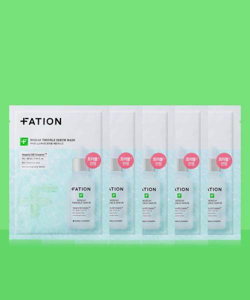 FATION Noscanine Trouble Serum Mask Pack 5ea NONE