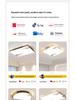 LED Square Ceiling Light - Super Bright for Bedrooms and Living Rooms, Modern 2025 Style, Ideal for Master Bedrooms and Restaurants.