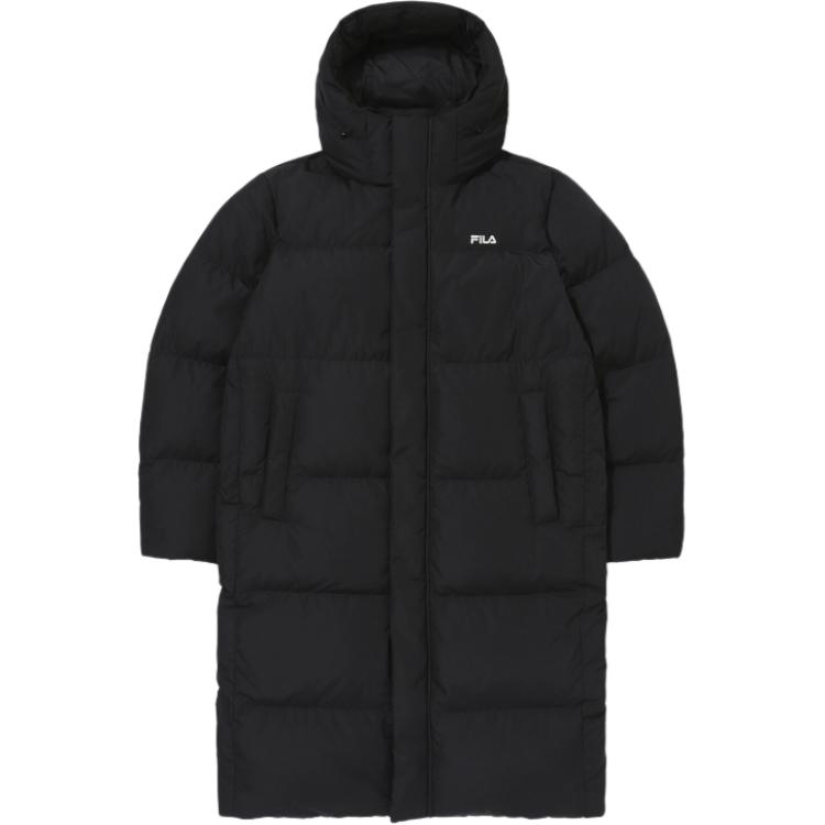 FILA Down Jackets Unisex Black Hooded Thickened FS254DJ01X005-001 95(M)