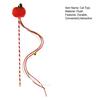Christmas Cat Teaser Wand Interactive Toy Cartoon Apples Christmas Tree Star Gingerbread Man Plush Rod for Cats Safe Material Pet Supplies