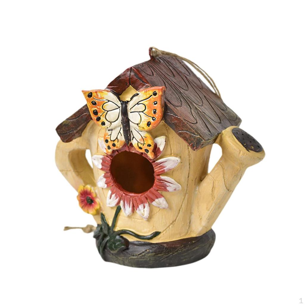 Bird Refuge for Outdoor Resin Pendant in The Garden