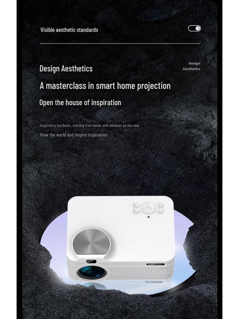 Ultra HD Smart Home & Hotel Projector for Mobile and Office Use