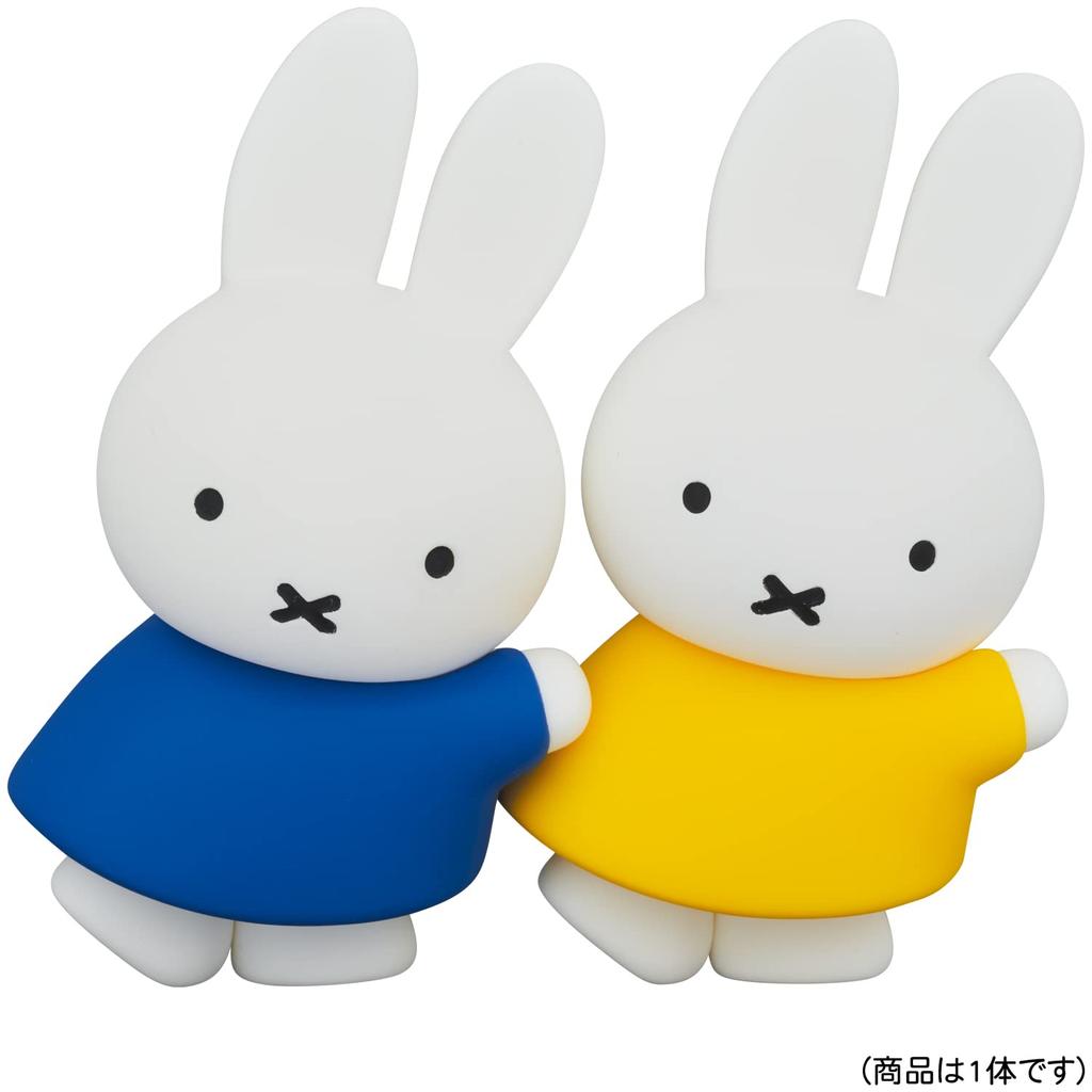 UDF Ultra Detail Figure 717 Dick Bruna Series 6 Connecting Miffy Approximately 95mm Tall Painted Complete Figure No. (Blue) Non-Scale