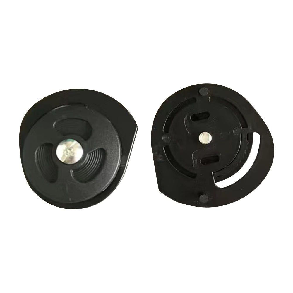 1Pair Motorcycle Helmet Fixed Buckle Rotate Switch Buckle Mirror Holder Lens Base Helmet Lens Button Replacement Helmets Screws