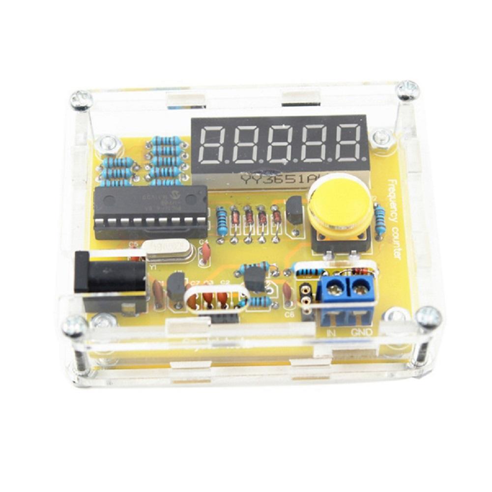 

1Hz-50MHz Frequency Counter DIY Kit With Shell For Oscillator Tester 30V Signal Capacity Testing 5-12V China Mainland