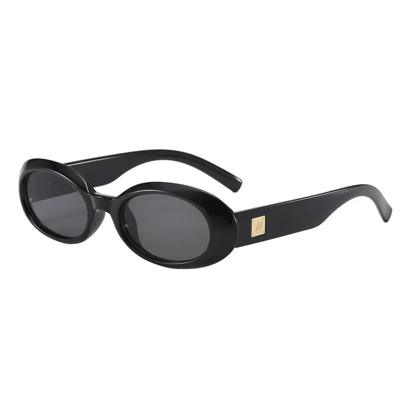 Retro Oval Sunglasses for Women Fashion Premium UV Protection Outdoor Travel Sun Glasses Goggles