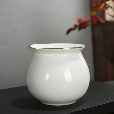 Traditionelle Teetasse Weißes Porzellan Teetasse Leicht zu reinigen Weiße Keramiktassen für Erwachsene