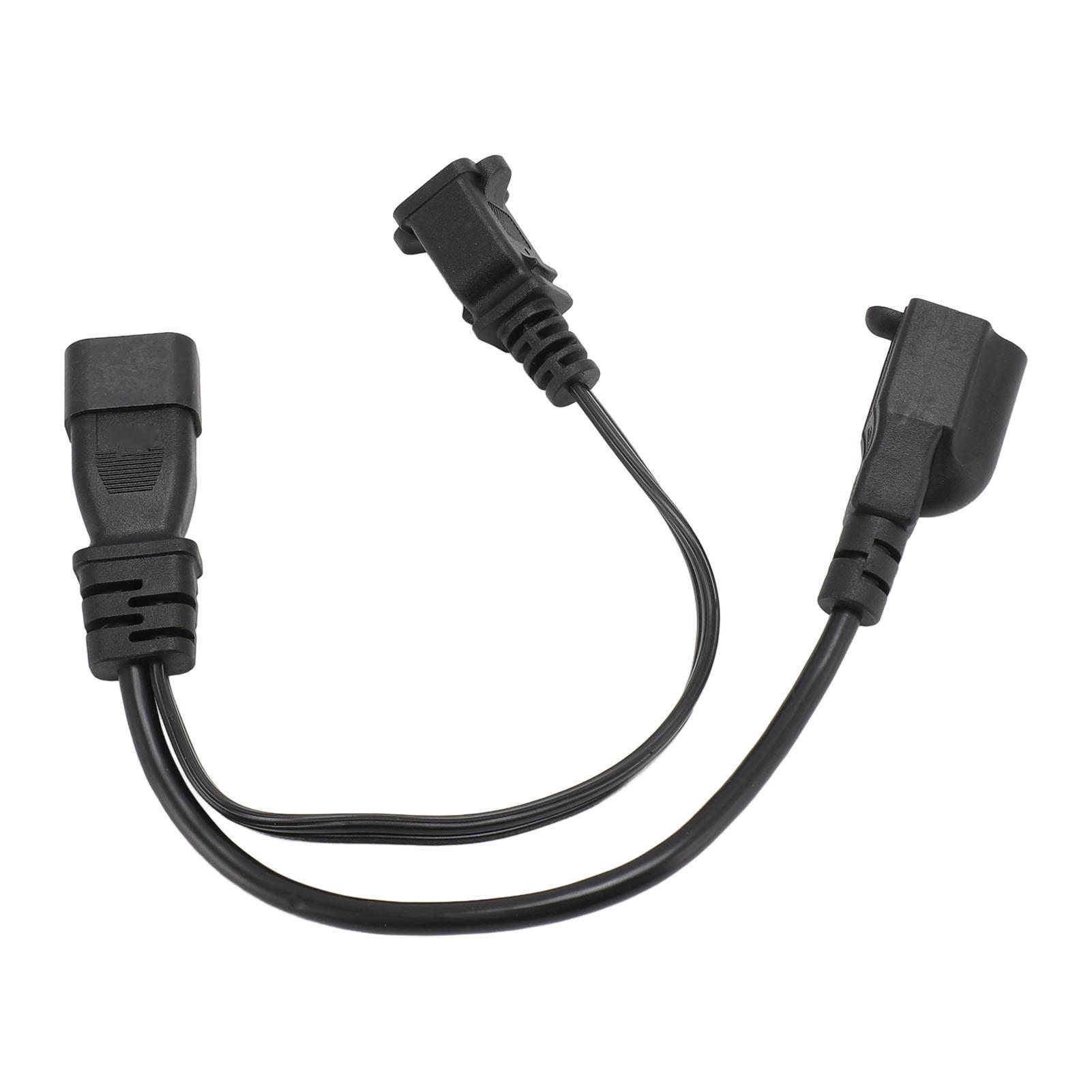 

C14 до Nema 1 15R 5 15R Y-розгалужувач 30 см ПВХ IEC320 C14 Штекер до Nema 1 15R 5 15R Гніздо Шнур живлення