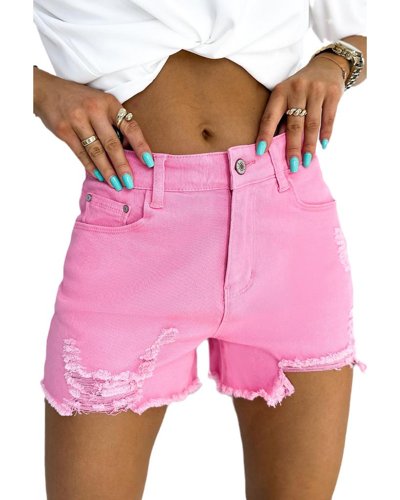 Azura Exchange Distressed Denim Shorts