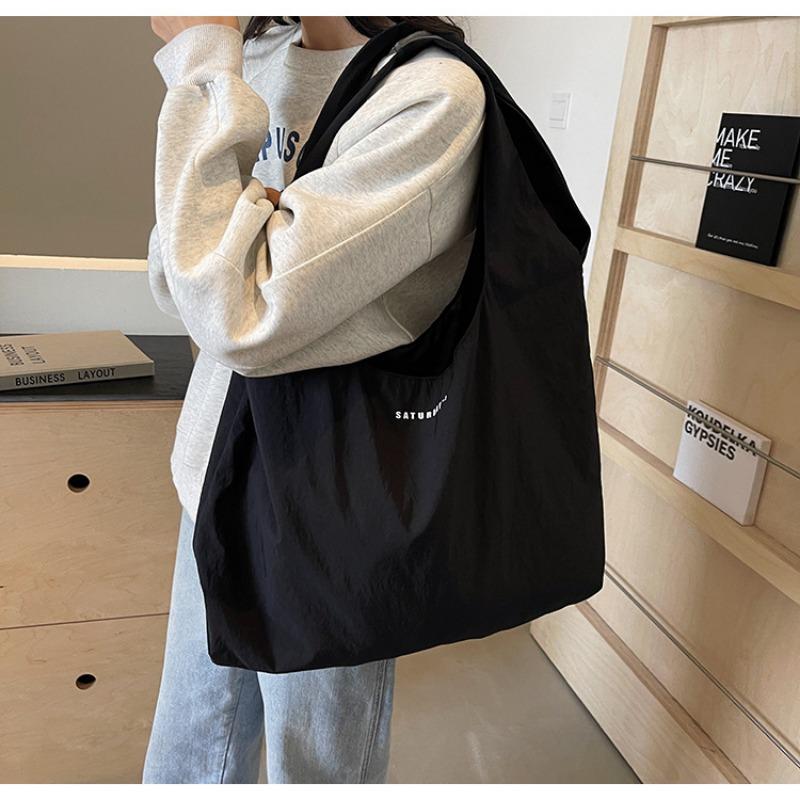 Color Collision Letter Casual Handbag 2025 New Simple Shoulder Bag