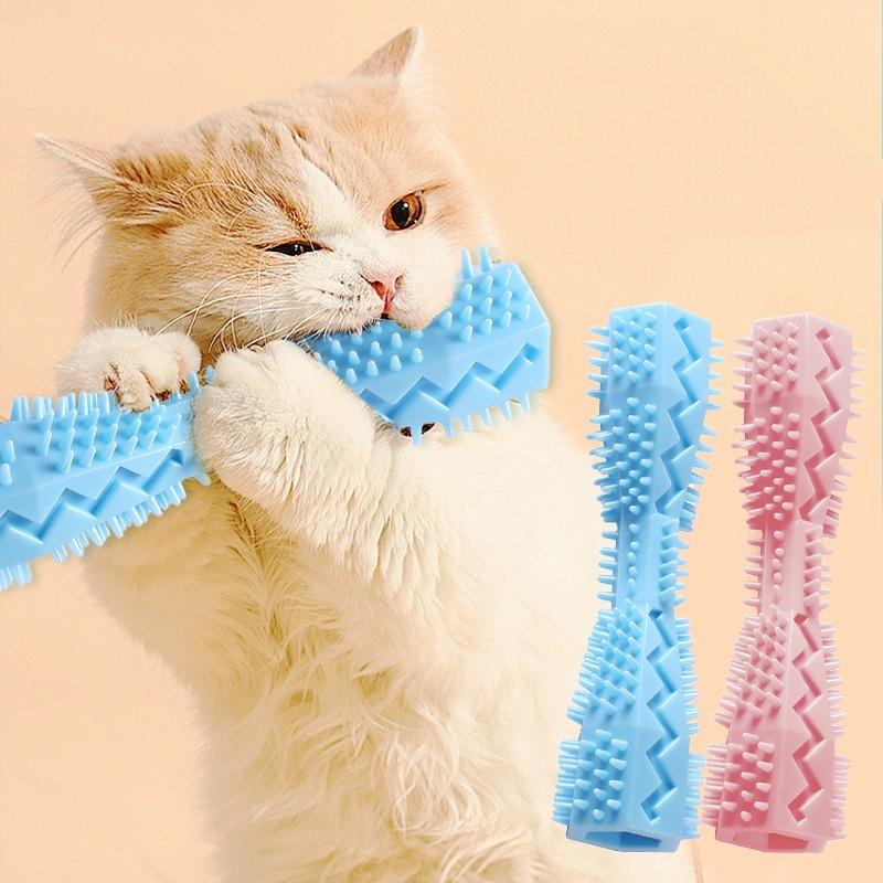 1PC Pet Supplies Dog Chew Toy Pet Chew Leaky Toy TPR Material Dog Toothbrush Grinding Teeth Cleaning Stick