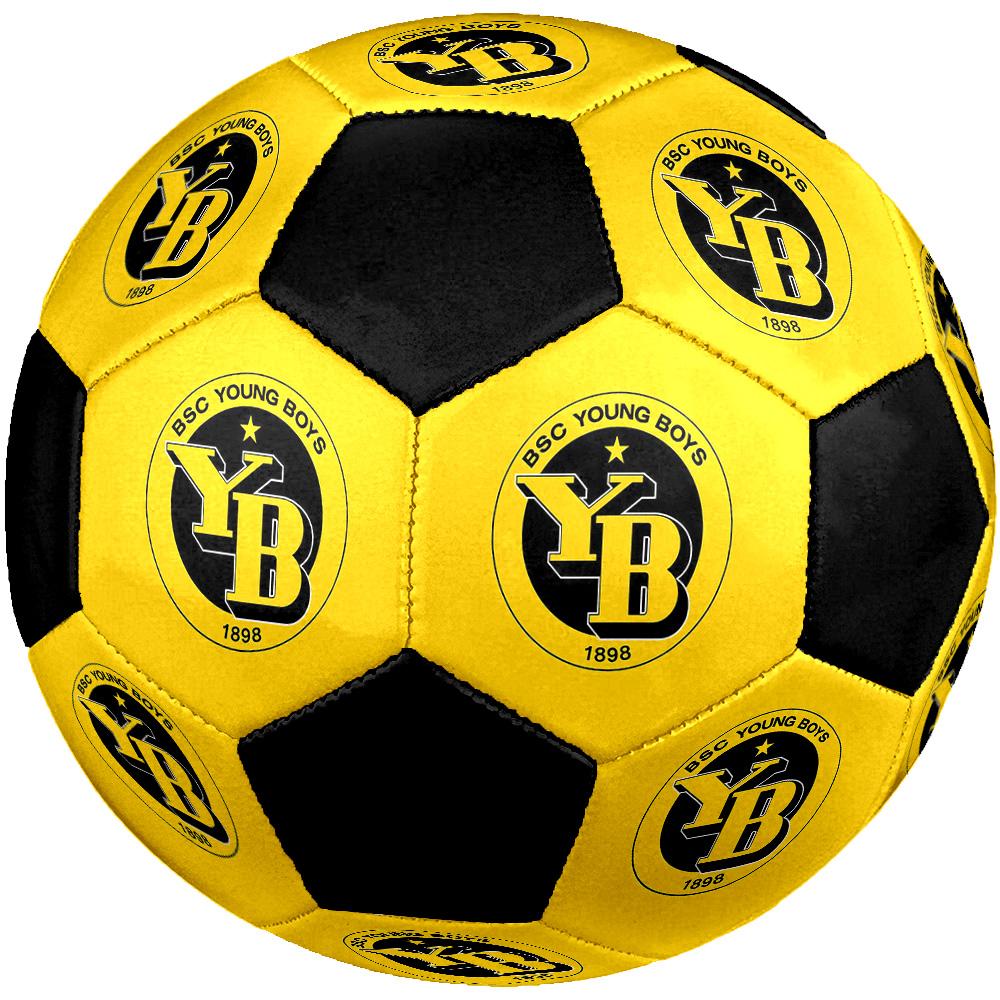 BSC Young Boys Pallone da Calcio Colorato Per Tutte le Età Cucito a Macchina PVC Pronto per la Competizione Resistente Ad Alto Rimbalzo.TAGLIA5