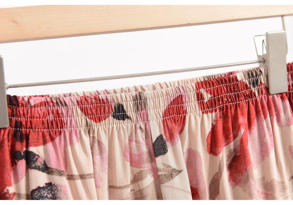 Stylish Cotton Silk Plus Size High Waist Cropped Skirt Pants - Lightweight, Versatile, and Perfect for Summer.