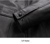 Men's 2025 Winter PU Leather Jacket with Detachable Fur Collar – Thick, Warm, and Casual Dad's Wear