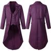 2022 Men's Gothic Steampunk Long Tailcoat Performance Costume
