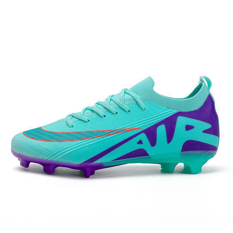 2025 football shoes new 2025 low-top thorns 15 youth training AG long nails artificial flat sports shoes