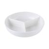 Three-Compartment Ceramic Steaming Plate