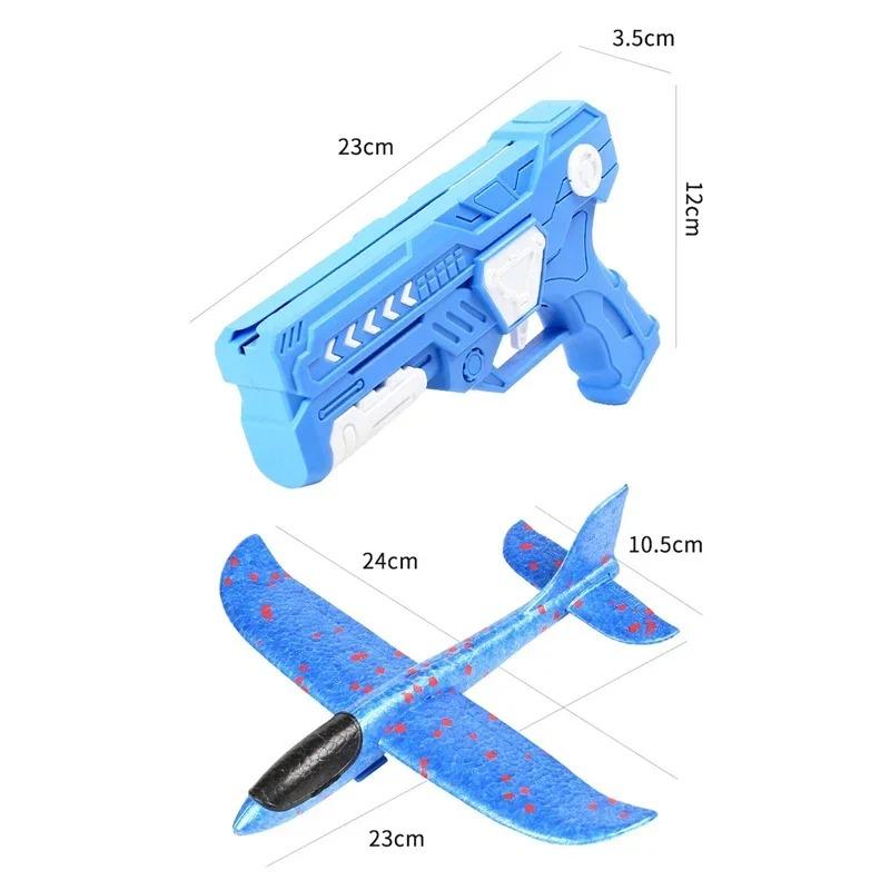 Airplane Launcher Toys Outdoor Plane Flying Toys Non Slip Kids EPP Foam Catapult Plane Birthday Gift for Boy Girl Games for Kids
