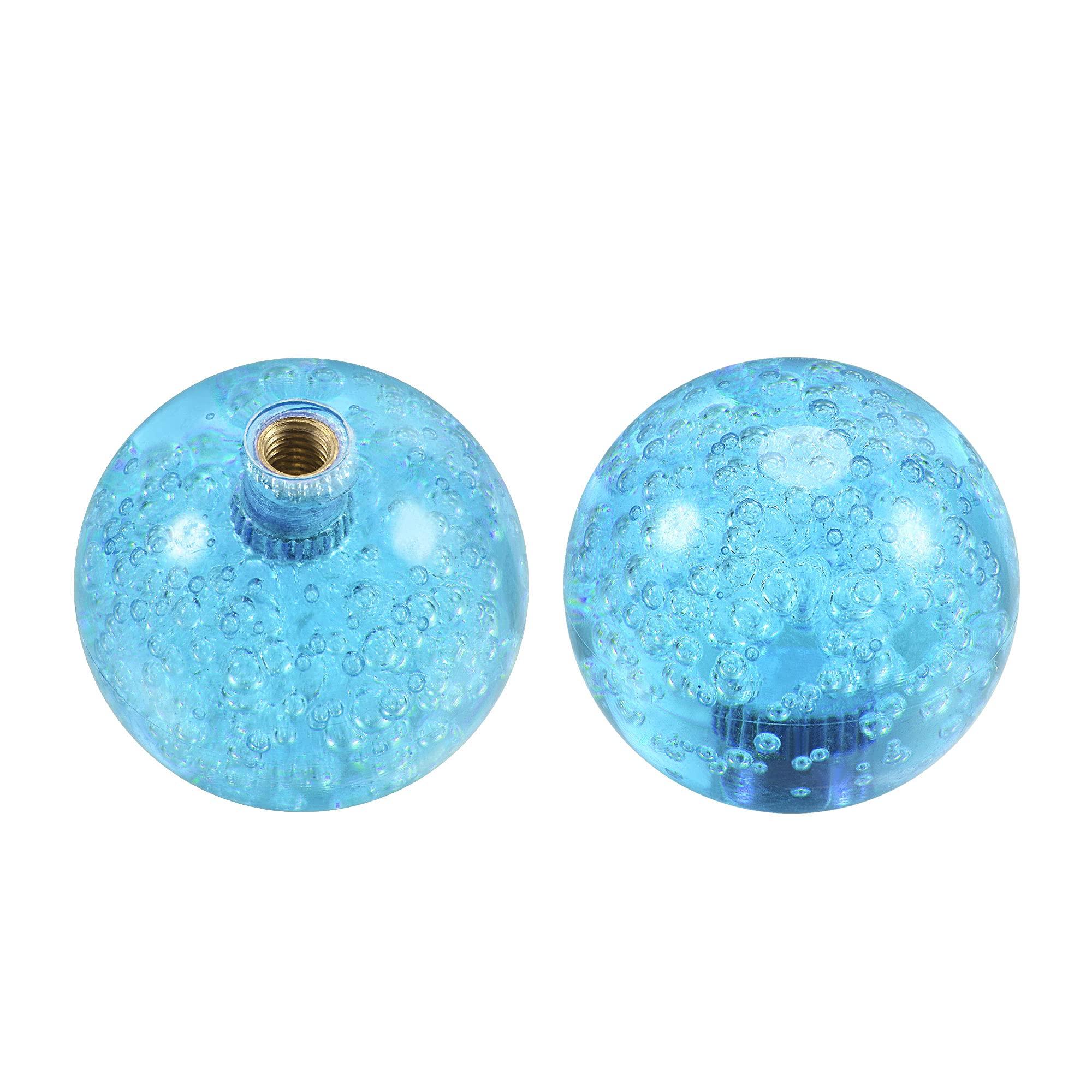 

uxcell Joystick Handle Top Ball Head M6 Blue Easy Installation for Arcade Game Parts 2 Pieces