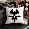 The WWorld Ends with You Pillow Case Antidustmite Pillowcase Invisible zipper silky short plush Sofa cushion cover