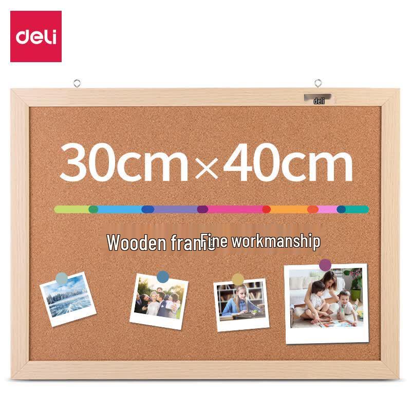 Deli 3-Pack Double-Sided Whiteboard & Cork Board Set