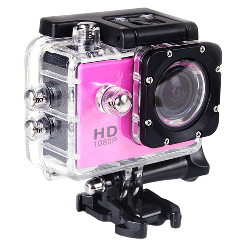Unterwasserkamera HD 1080P 2,0-Zoll-Bildschirm Unterwasser-Sport-Camcorder Wasserdicht 140 ° Weitwinkel DV-Action-Camcorder