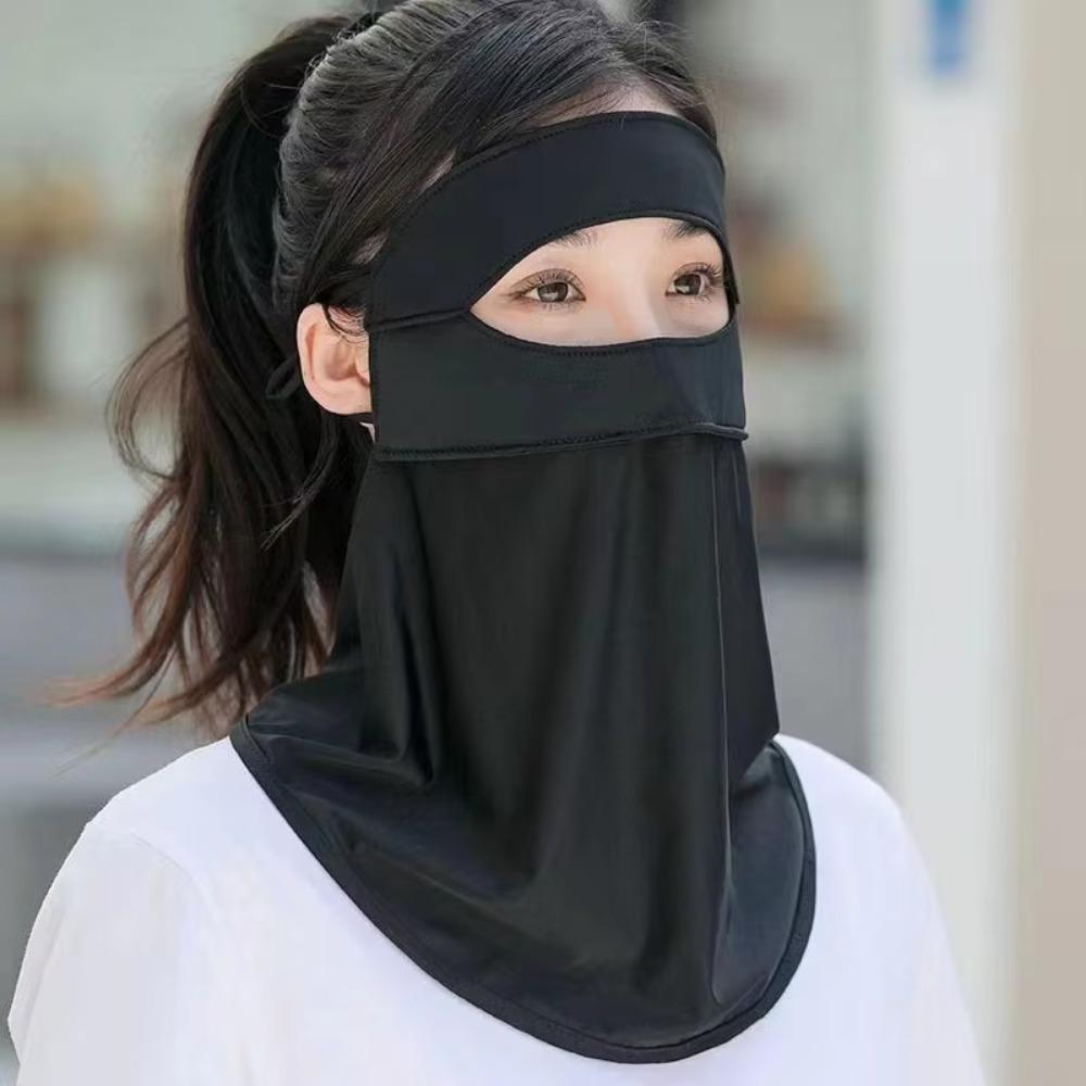 Balaclava Mas Ice Silk Sunscreen Mask 360 Full Cover Summer Headband Cycling Scarf  For Men Women