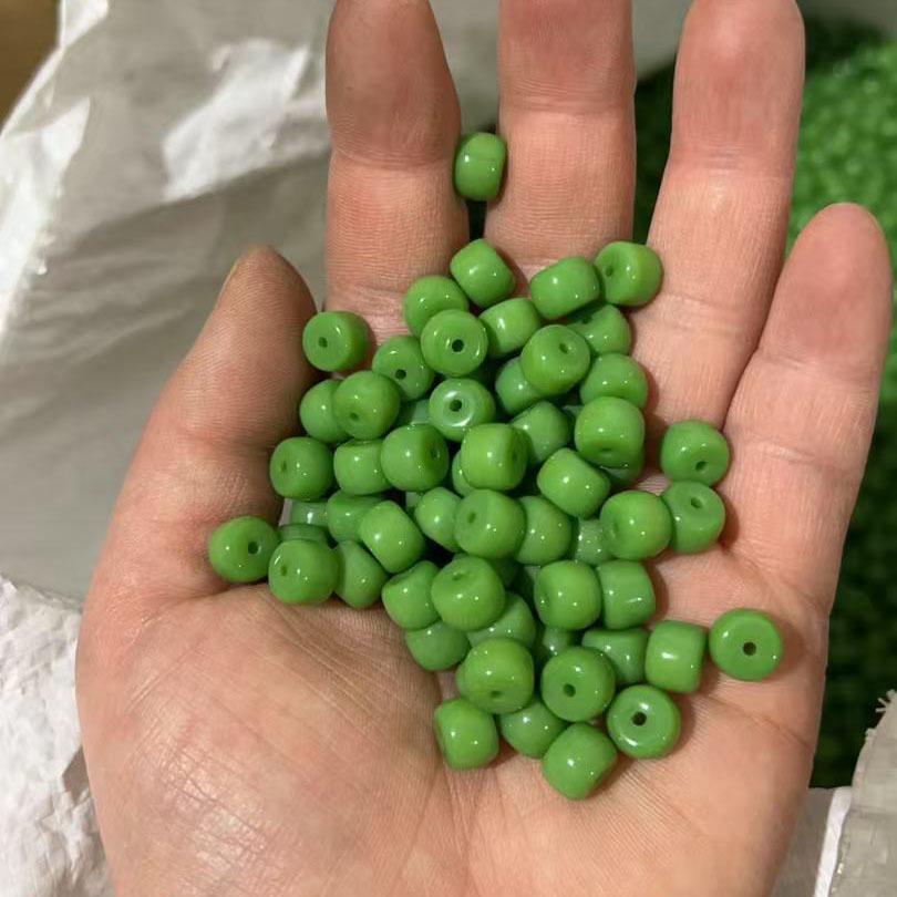 Multi-Color 6x8mm Glass Barrel Beads for Jewelry Making