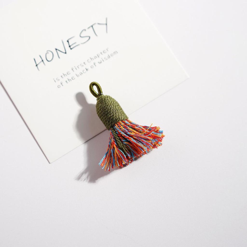 Handwoven Colorful Tassel Keychain & Phone Charm - DIY Jewelry Accessory