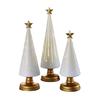 Twinkle Light Christmas Tree Illuminated Starry Night Resin Christmas Tree Ornament for Holiday Bedroom Dorm Tabletop Decor