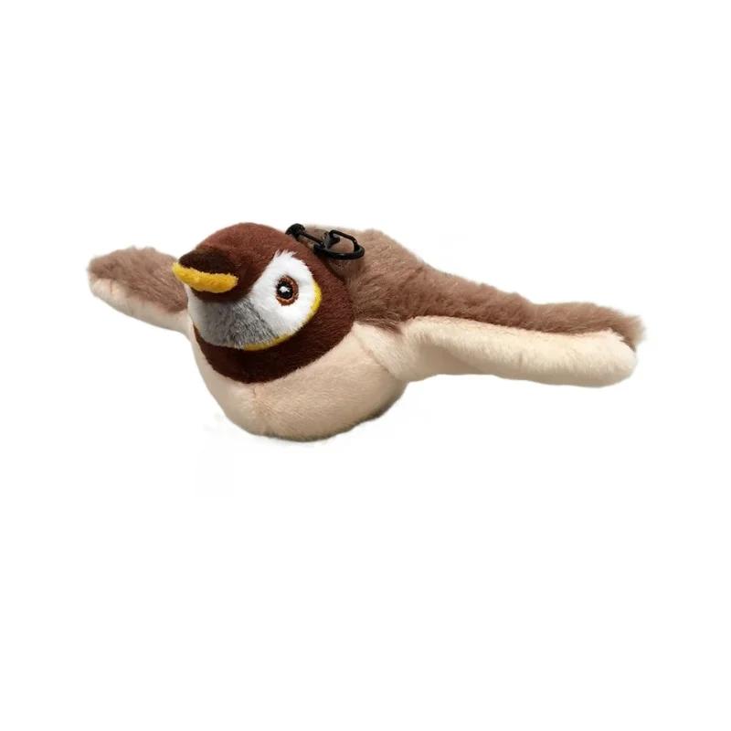 

Interactive Cat Toy Rechargeable Flapping Bird Lifelike Moving Wings Plush Toy Auto Activation for Indoor Cats Self Play