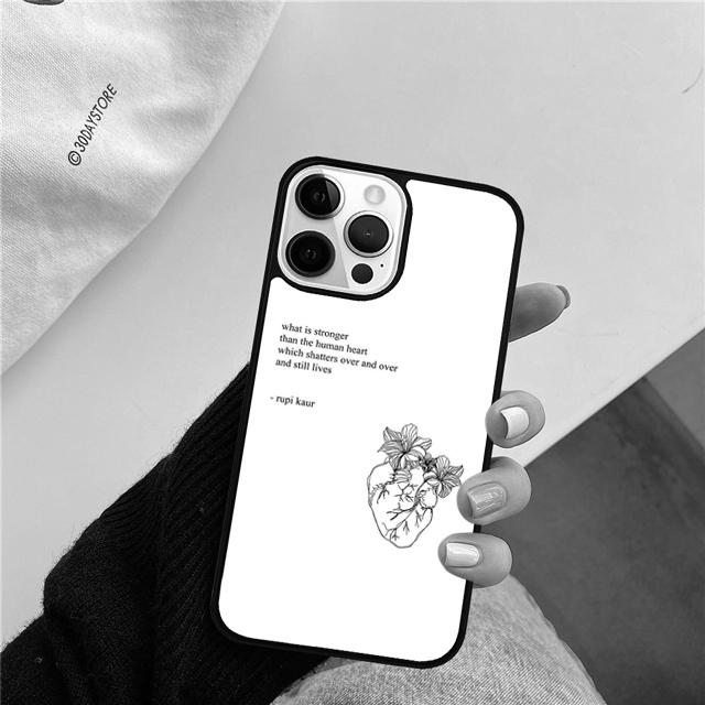

Минималистичная эстетика Цветочный чехол-бампер для iPhone 17 Air 15 16 14 13 12 Pro Max 11 Pro Max Plus Чехол для телефона iPhone 11pro max