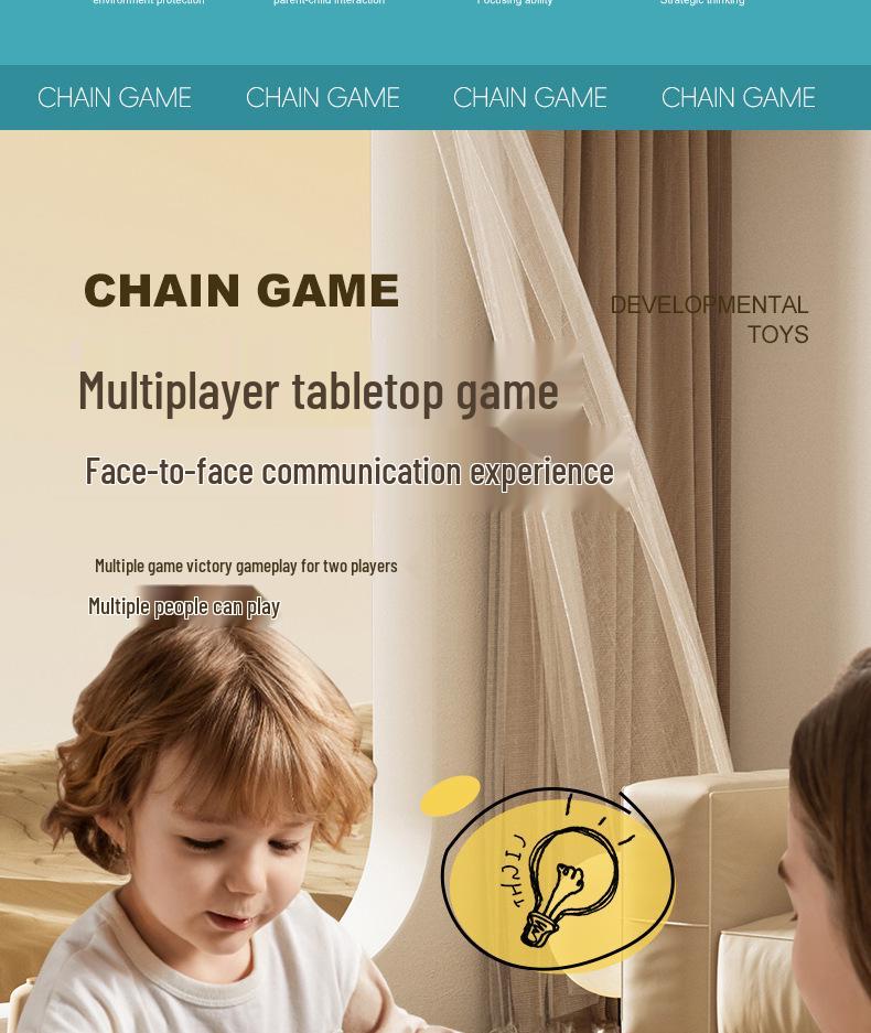 Cross-Border Chess Puzzle: Family Parent-Child Interactive Logic Toy