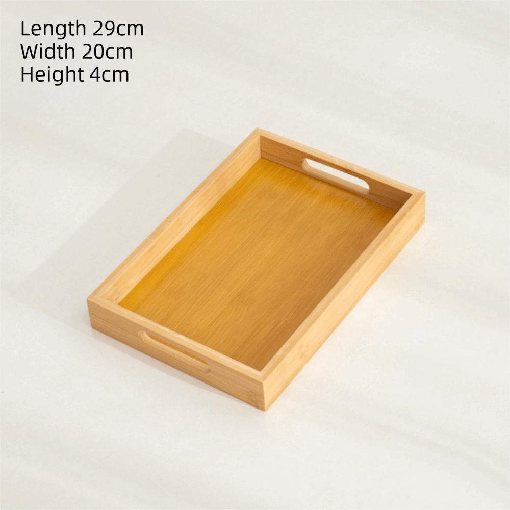 With Handle Food Storage Trays Rectangular Serving Tray Decorate Tray Dessert Pallet  Coffee Table
