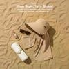 Women Anti UV Sunshade Shawl Cap Detachable Wide Brim Visor For Outdoor Sports Beach Travel Accessory
