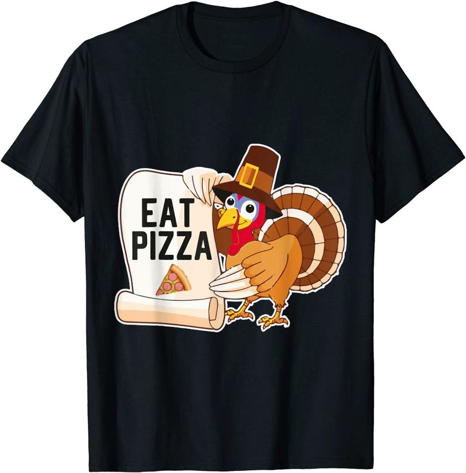 Vegan Thanksgiving - Turkey Eat Pizza Funny T-Shirt Classic T-shirt