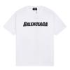 BALENCIAGA Loose Fit Cotton Short Sleeve T-Shirt White 510
