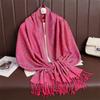 Women Paisley Scarf Cashmere Feeling Pashmina Shawls Tassel Hijab Head Wraps Femme Winter Scarves Foulard Bufanda