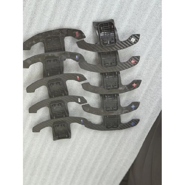 Für BMW M3 M4 4er Serie G22 G80 G82 2021 2022 Echtes Kohlefaser-Lenkrad-Paddles Schalthebel-Verlängerung Auto-Stil Zubehör